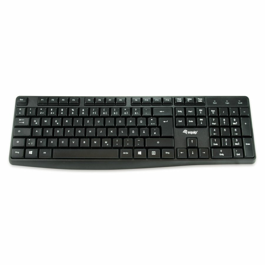 Tastatur Equip 245211 Sort Spansk qwerty #1