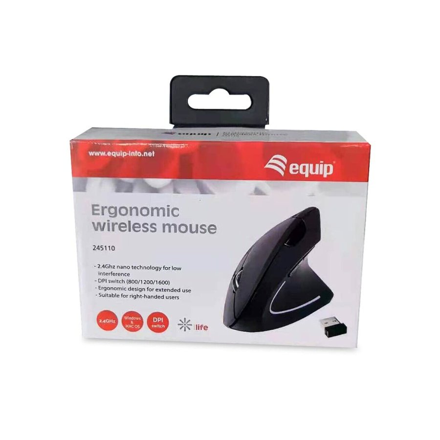 Ergonomisk optisk mus Equip 245110 #3