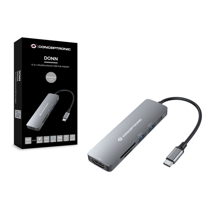 USB Hub Conceptronic 110517507201 Gr� #4