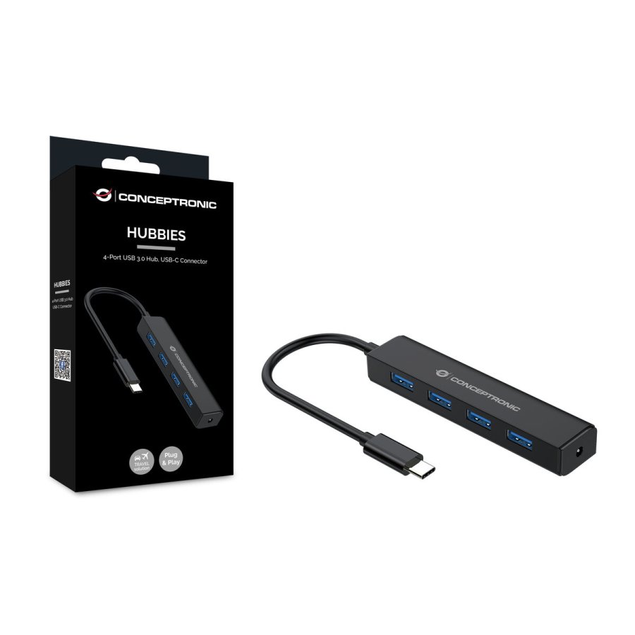 USB Hub Conceptronic CTC4USB3 Sort #1