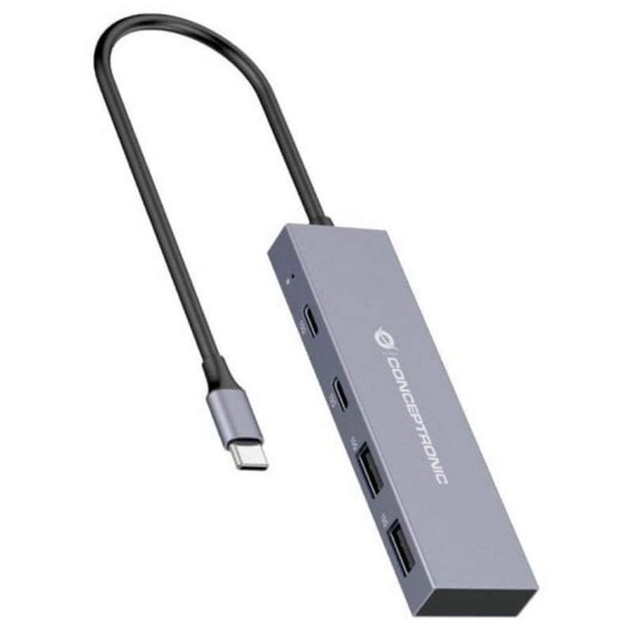 USB Hub Conceptronic HUBBIES13G Gr (1 enheder) #1