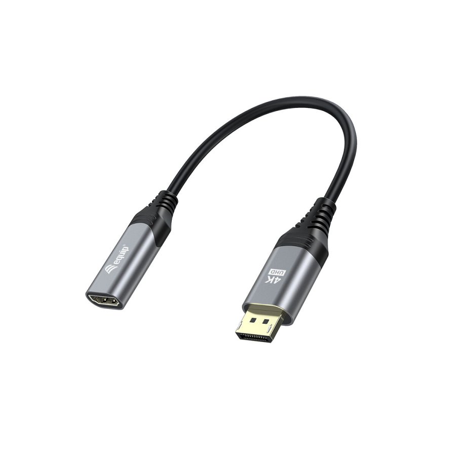 DisplayPort til HDMI-adapter Equip 133445 Sort Gylden 15 cm #1