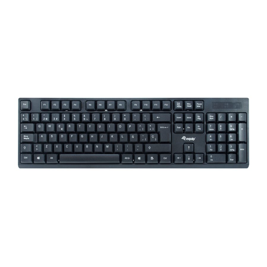 Tastatur Equip 245221 Sort Spansk qwerty Spansk #3