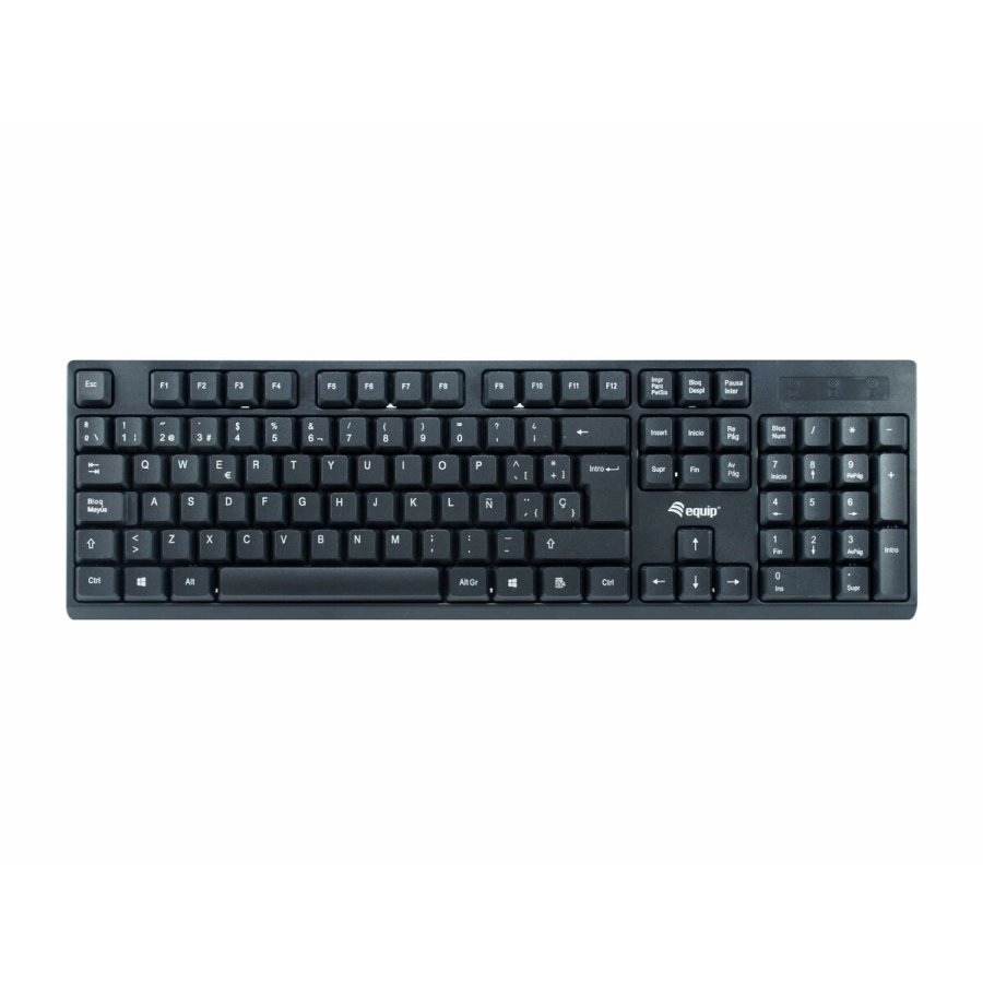 Tastatur Equip 245221 Sort Spansk qwerty Spansk #6