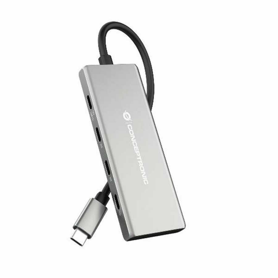 USB Hub Conceptronic 110519707101 Slvfarvet #1