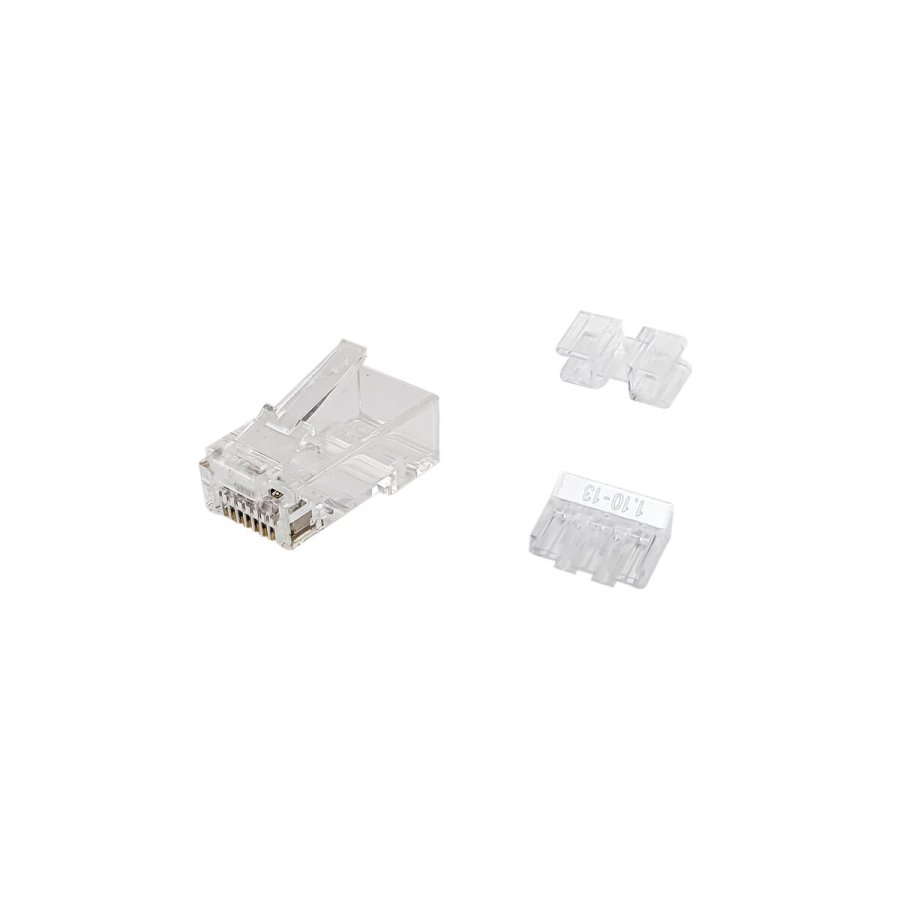 Kategori 6 UTP RJ45 stik Equip 121146 Gennemsigtig 100 enheder #5