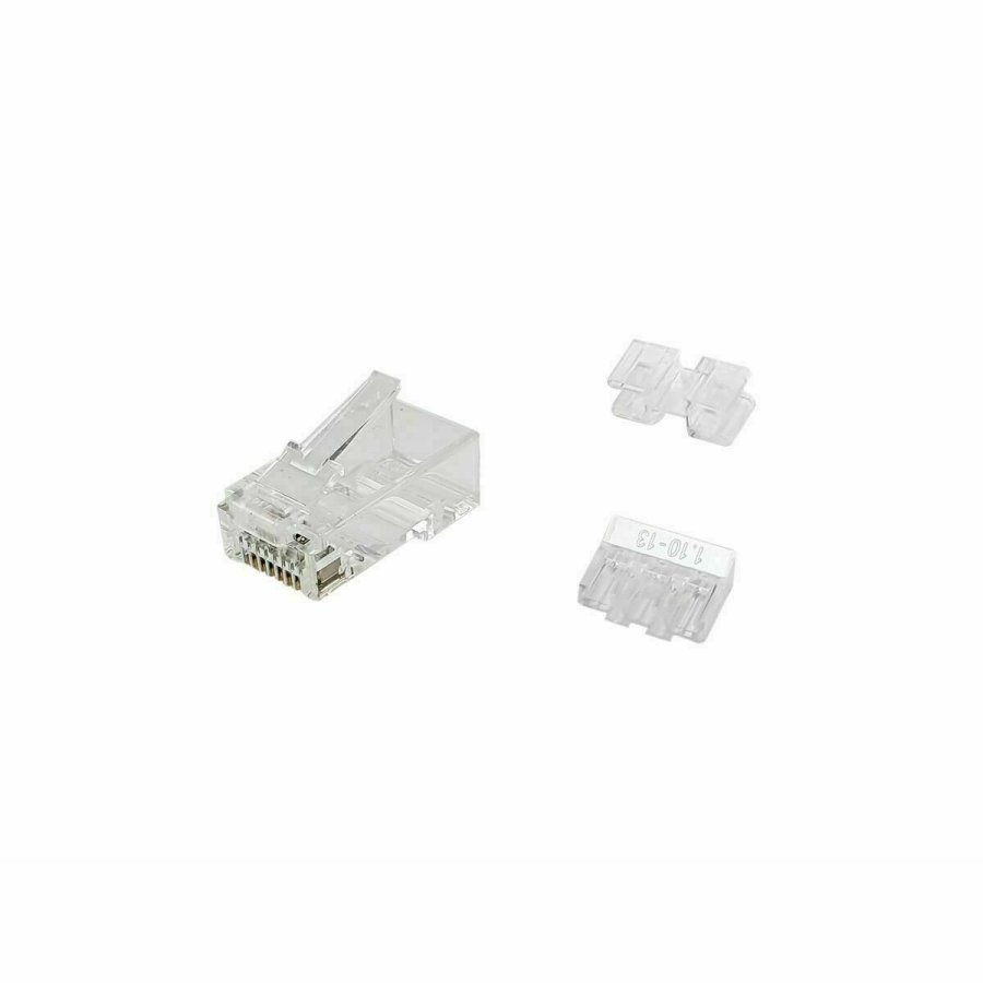 Kategori 6 UTP RJ45 stik Equip 121146 Gennemsigtig 100 enheder #4