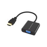 HDMI til VGA Conceptronic 1080P Sort 25 cm #1