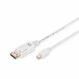 MiniDisplayPort til Displayport kabel Digitus AK-340102-020-W Hvid 2 m #1