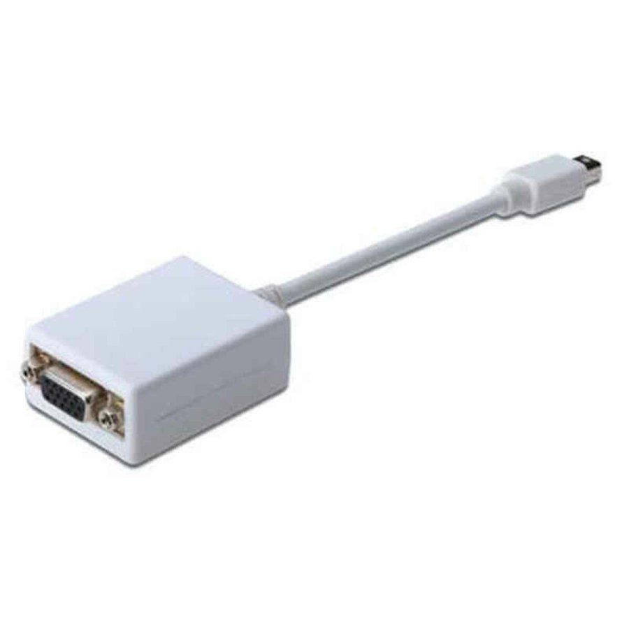 Mini DisplayPort til VGA-adapter Digitus AK-340407-001-W Hvid #1