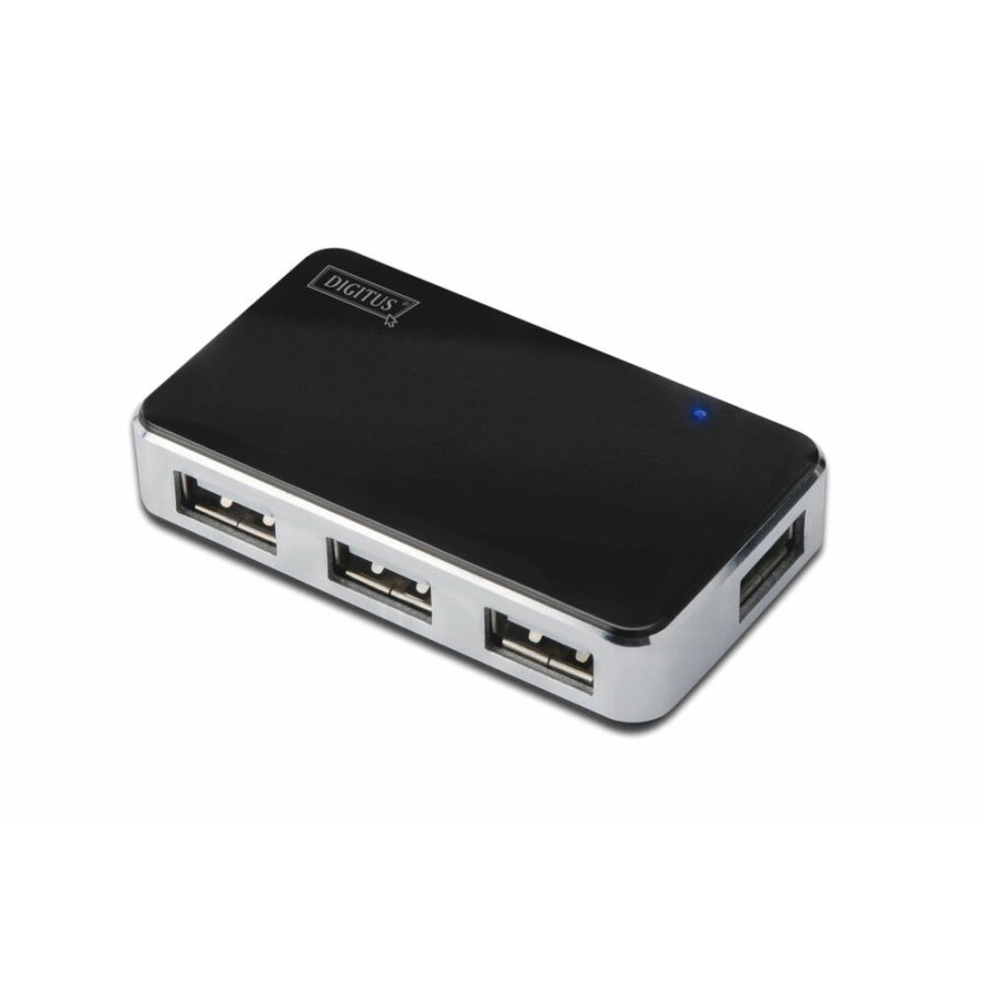 USB Hub Digitus DA-70220 Sort Sort/Gr� #1