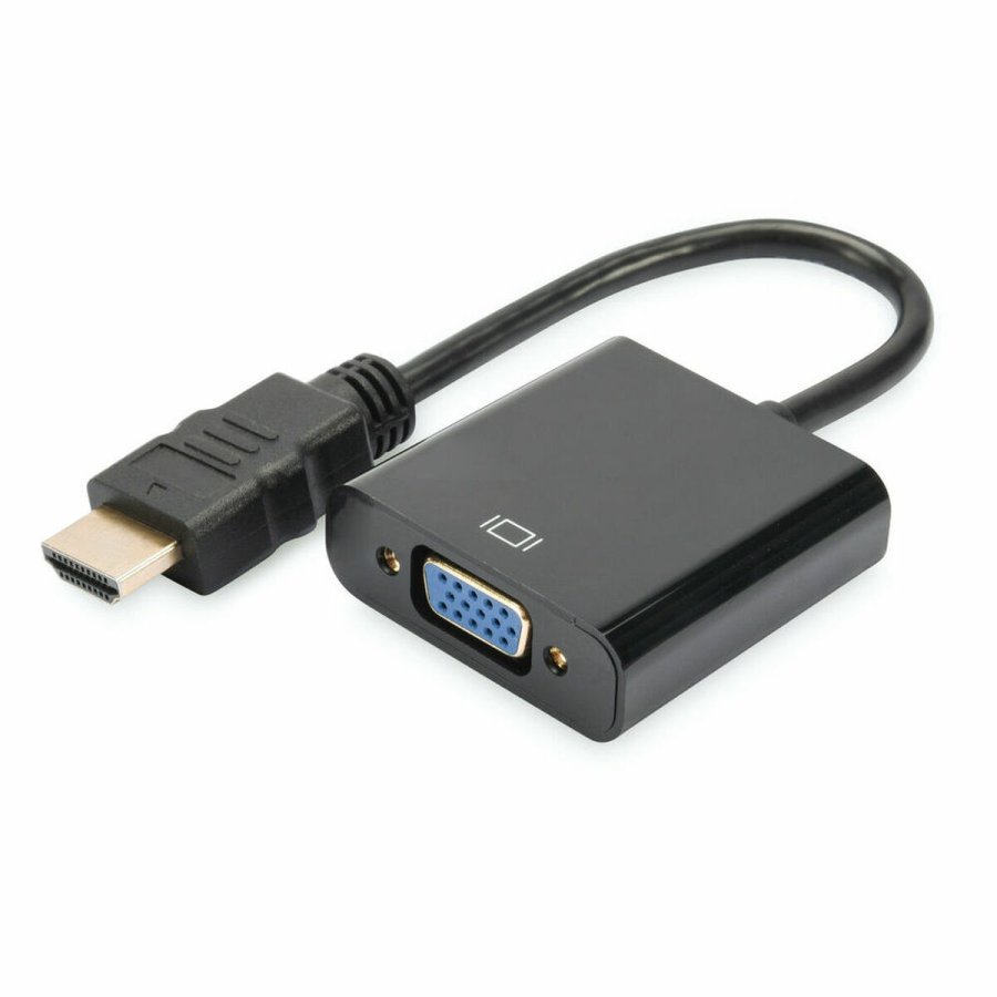 HDMI til VGA Digitus DA-70461 Sort #1