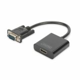 HDMI til VGA Digitus DA-70473 Sort #1