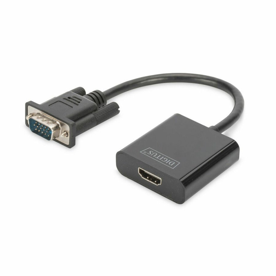 HDMI til VGA Digitus DA-70473 Sort #1