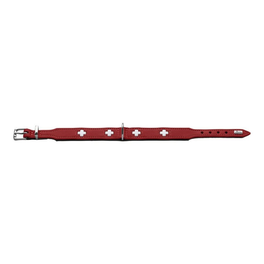 Hundehalsbnd Hunter Swiss Rd/Sort (38-43.5 cm) #2