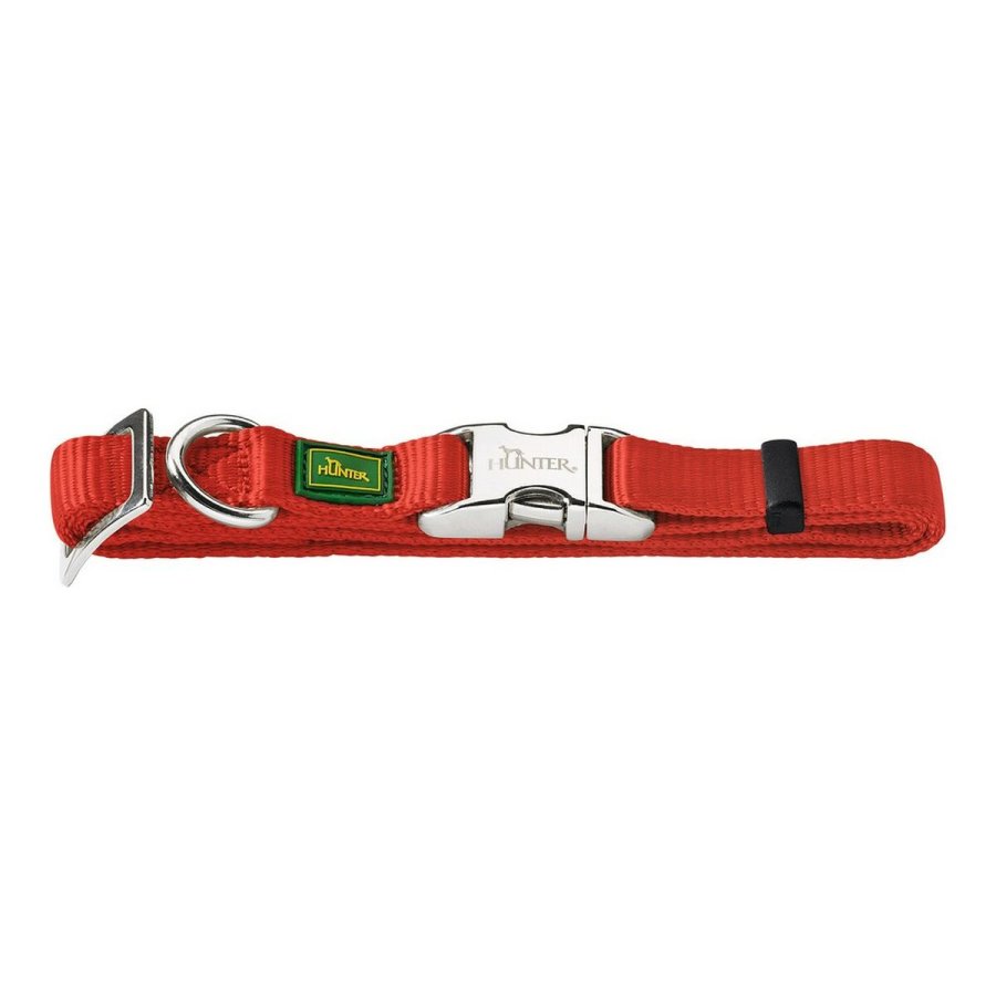 Hundehalsbnd Hunter Alu-Strong Rd Strrelse S (30-45 cm) #1