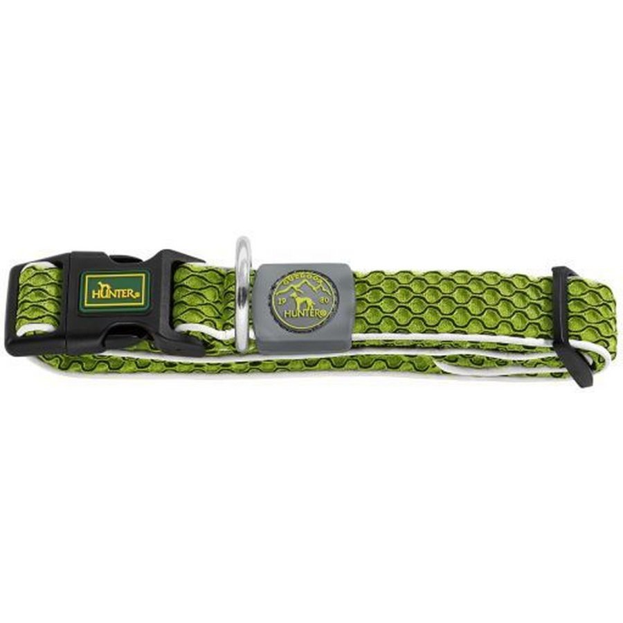 Hundehalsbnd Hunter Vario Plus Trde Strrelse L Lime (40-60 cm) #1