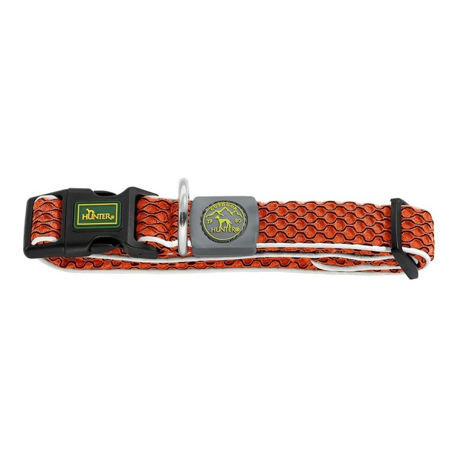 Hundehalsbnd Hunter Basic Gevind Orange Strrelse M (33-50 cm) #1
