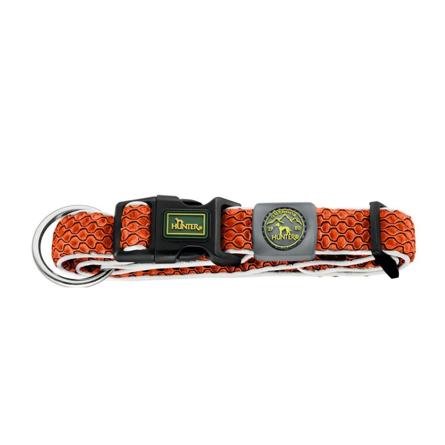 Hundehalsbnd Hunter Vario Plus Trde Orange 11 #1