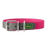 Hundehalsbnd Hunter Convenience Pink Strrelse M/L (42-50 cm) #1