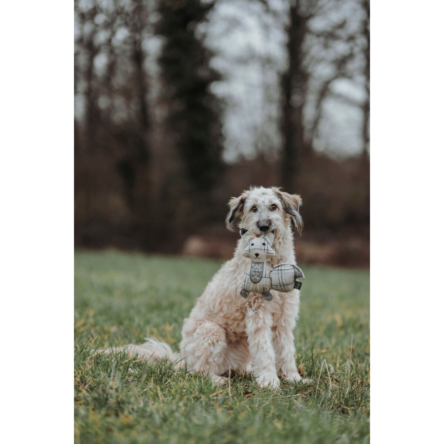 Plush legetj til hunde Hunter Beige 100 % Genbrug Rv #5