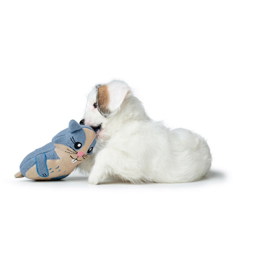 Plush legetj til hunde Hunter Bl 100 % Genbrug Hamster #5