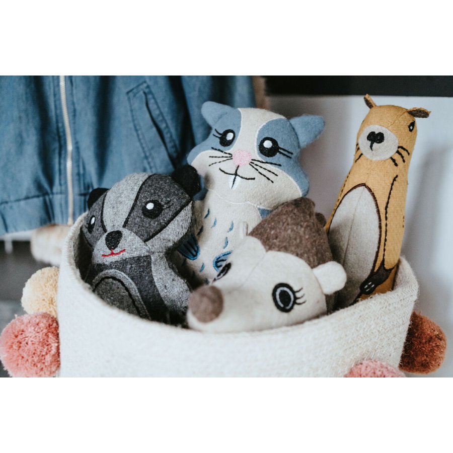 Plush legetj til hunde Hunter Brun 100 % Genbrug Bjrn #6