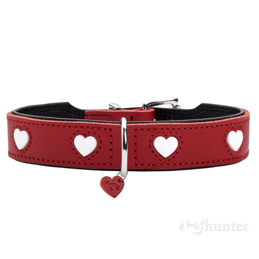Hundehalsbnd Hunter Love XS/S 30-34 cm Rojo/Blanco #4