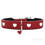 Hundehalsbnd Hunter Love S/M 35-40 cm Rojo/Blanco #4