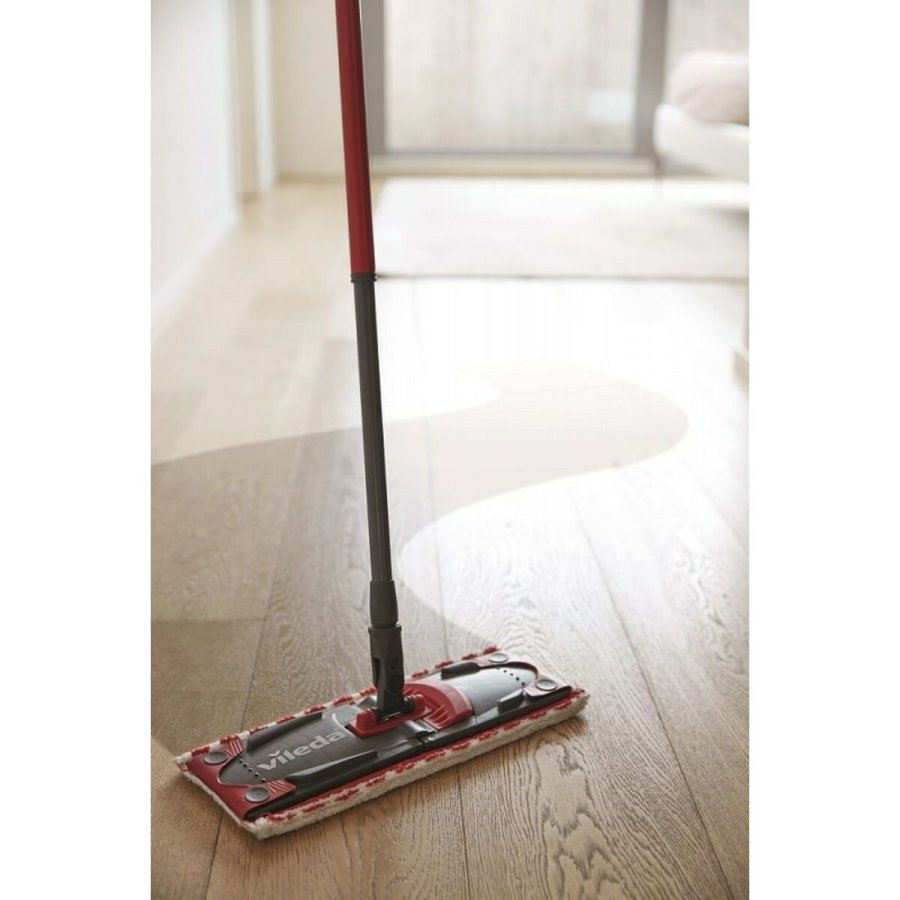 Mop with Bucket Vileda Ultramax Sort Rd Plastik Fiber #9