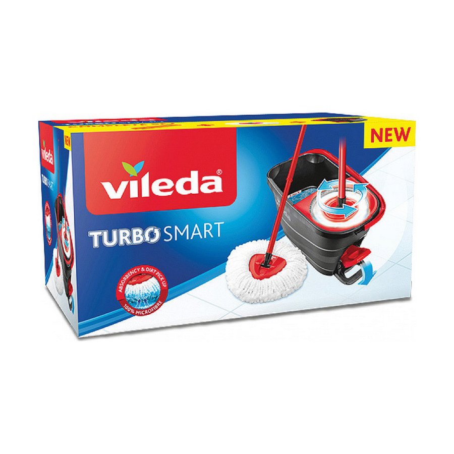 Mop with Bucket Vileda Turbo Smart Gulv #5