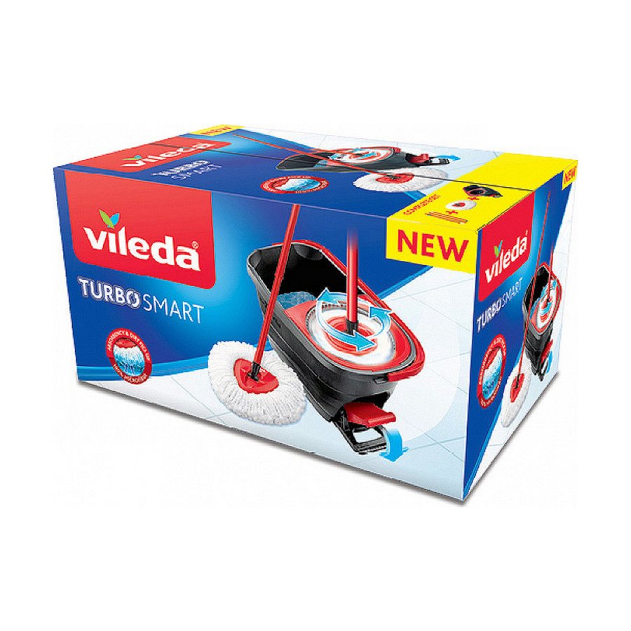 Mop with Bucket Vileda Turbo Smart Gulv #9