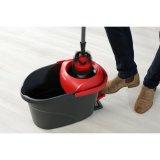 Mop with Bucket Vileda Ultramat Turbo XL Sort Rd Mikrofiber #17
