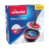 Mop with Bucket Vileda Spin & Clean Roterende polypropylen #5