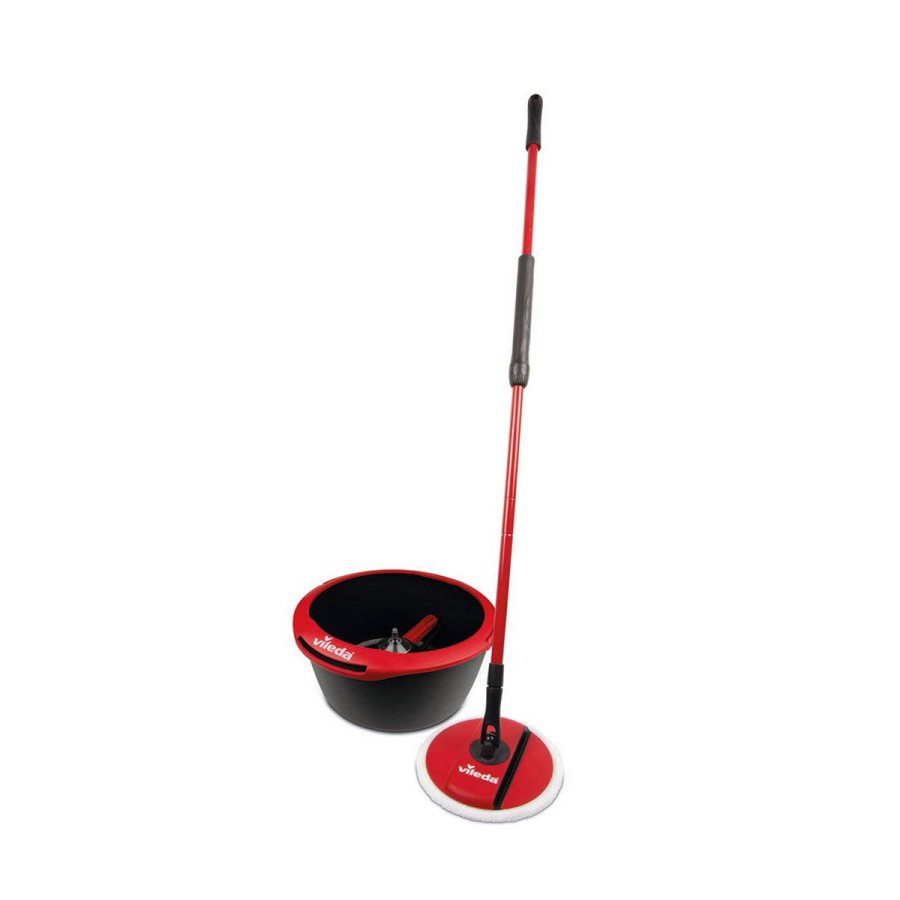 Mop with Bucket Vileda Spin & Clean Roterende polypropylen #9