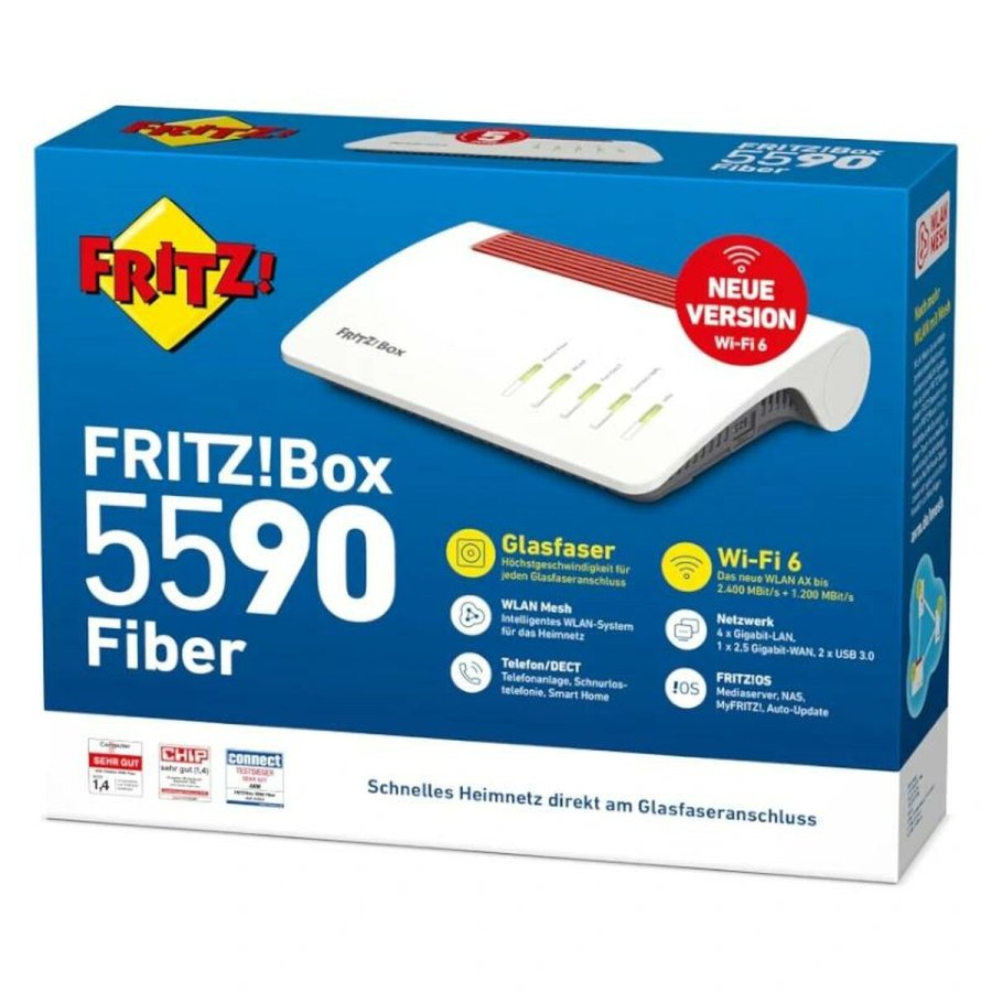 Adgangspunkt Fritz! FRITZ BOX 5590 FIBER WRLS Hvid Wi-Fi #2