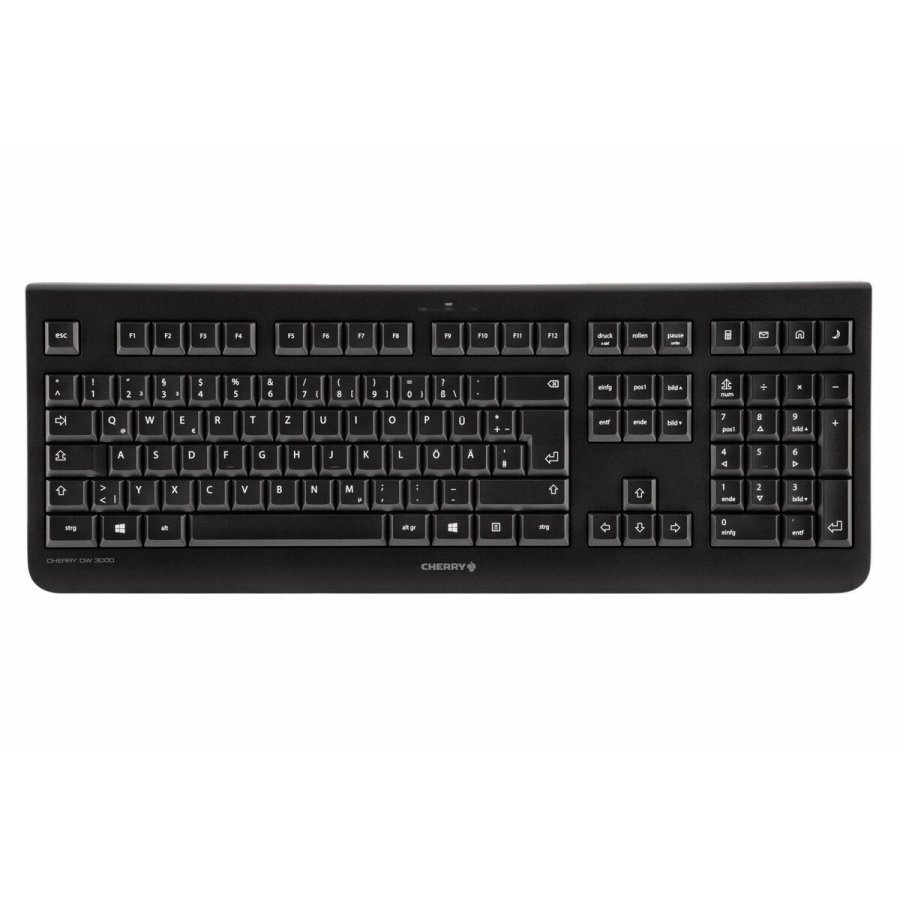 Tastatur og mus Cherry DW3000 Qwertz Tysk Sort #1