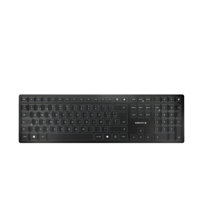 Bluetooth-tastatur Cherry KW 9100 SLIM Sort Spansk qwerty #1