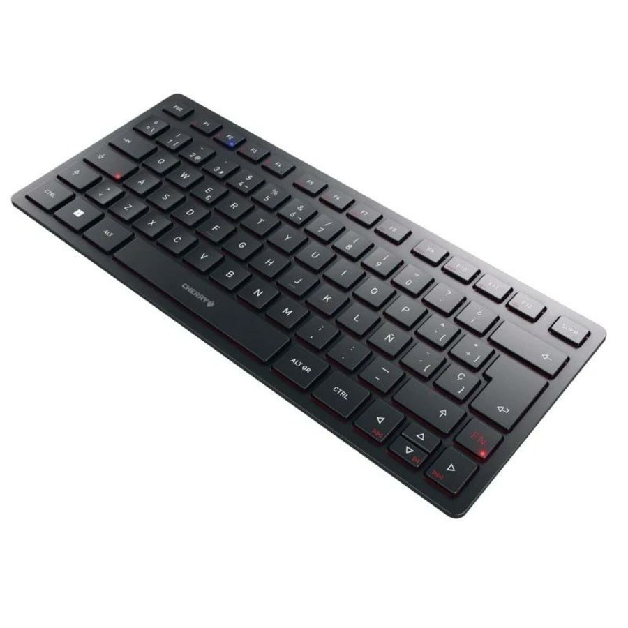 Tastatur Cherry KW 9200 MINI Spansk qwerty Sort #2