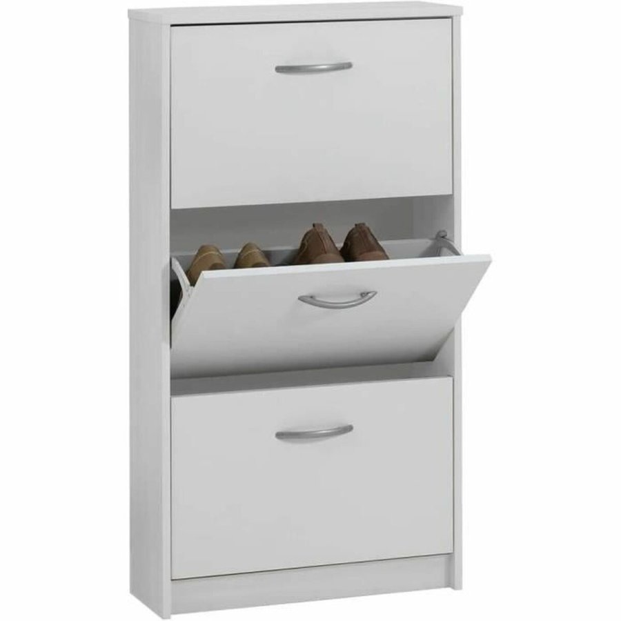 Skostativ FMD Hvid 58,5 x 104,5 x 17 cm #1