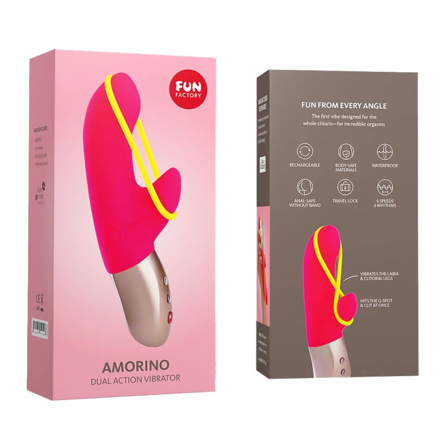 Dual Stimulation Vibe Fun Factory Amorino Pink #5