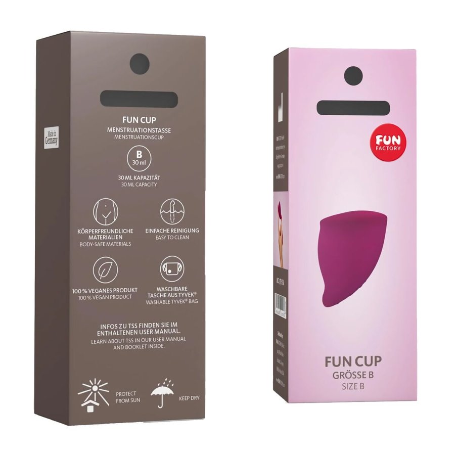 Menstruation Kop Fun Factory Fun Cup Grape Rdbrun #5