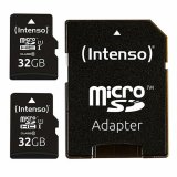 Mikro-SD-hukommelseskort med adapter INTENSO 32 GB x 2 #1