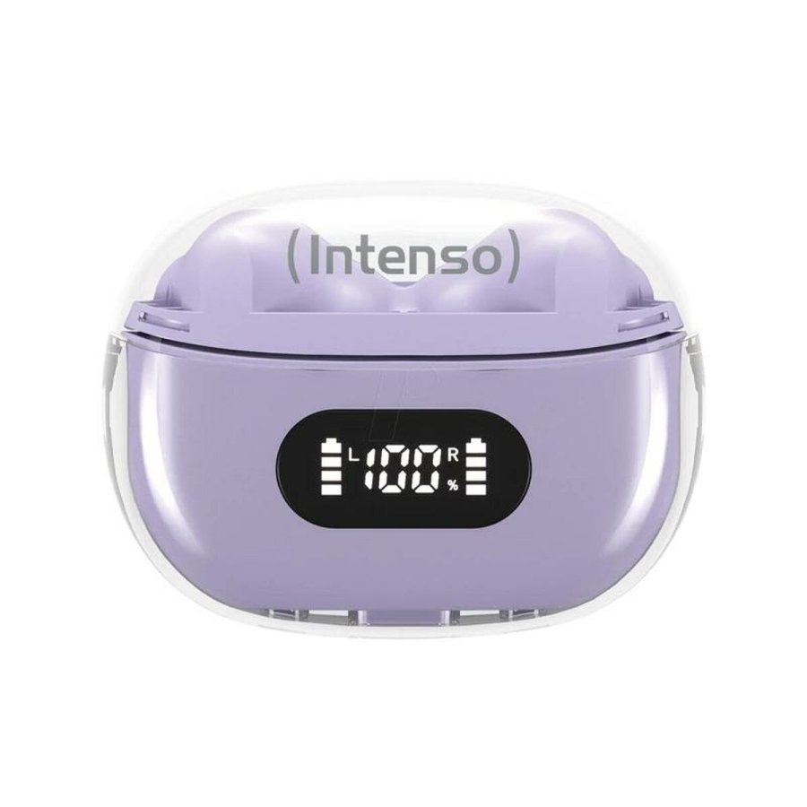 Hovedtelefoner med mikrofon INTENSO Buds Plus Lilla #2
