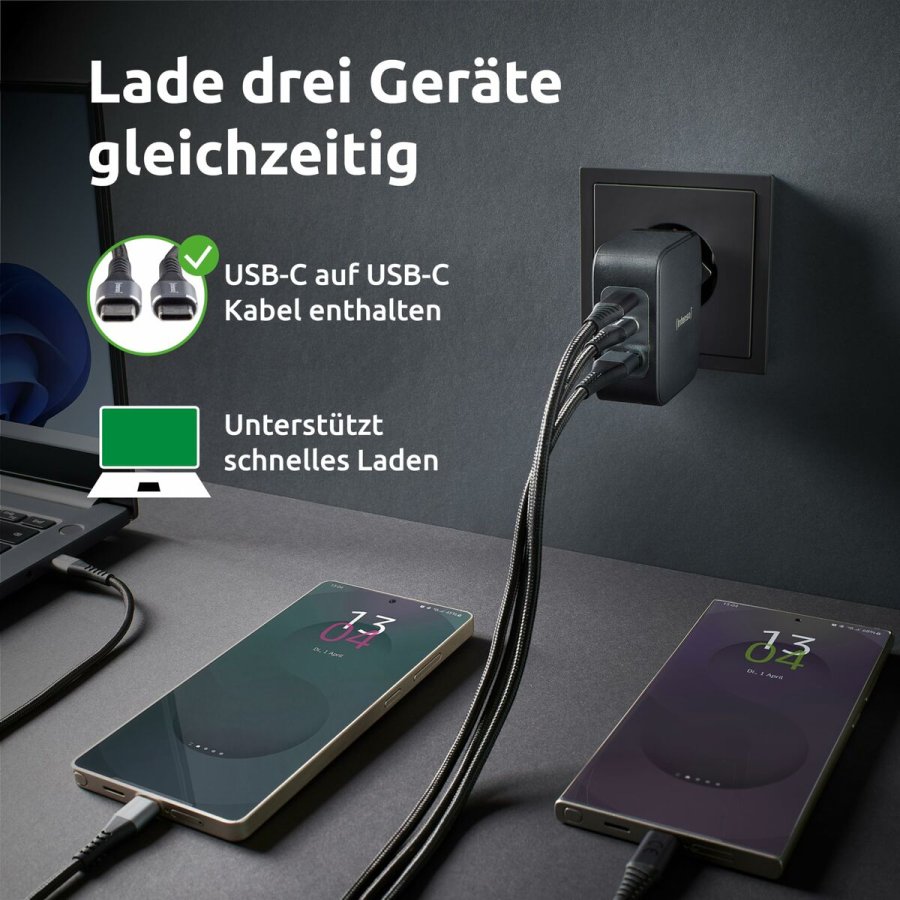 Vgoplader INTENSO GaN W100ACC Sort 100 W #6