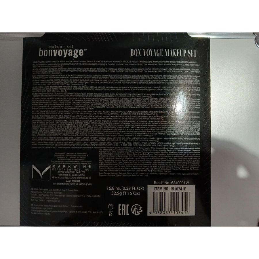 Makeup St til Brn Bon Voyage 25,60 x 18,50 x 9,5 cm #3