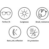 Solbriller til kvinder Rodenstock  R3316 #6