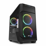ATX Semi-t�rn kasse Sharkoon V1000 RGB Sort #1