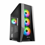ATX Semi-t�rn kasse Sharkoon Sort ATX LED RGB #1