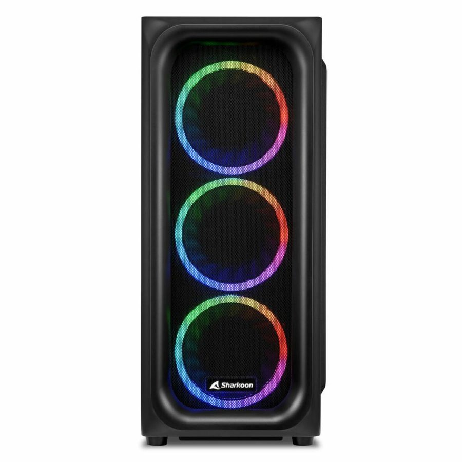ATX Semi-t�rn kasse Sharkoon TK5M RGB ATX Sort #2